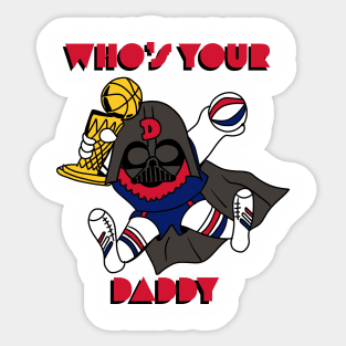 Lakers Daddy Sticker